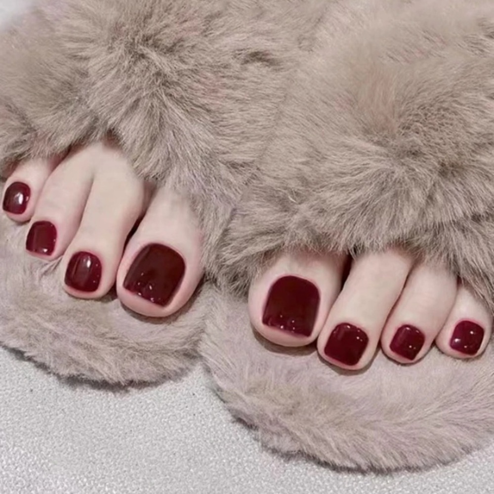 Rich Burgundy Nail Polish🍒